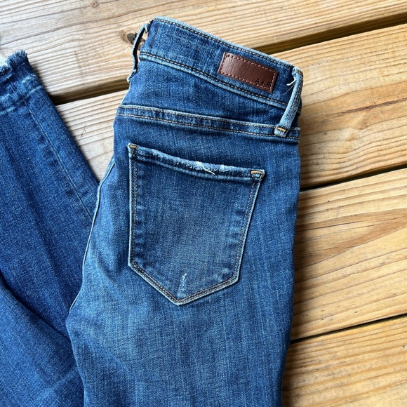 Abercrombie & Fitch Women’s Dark Wash Harper Low Rise Super Skinny Jeans 24/00S - Picture 7 of 9